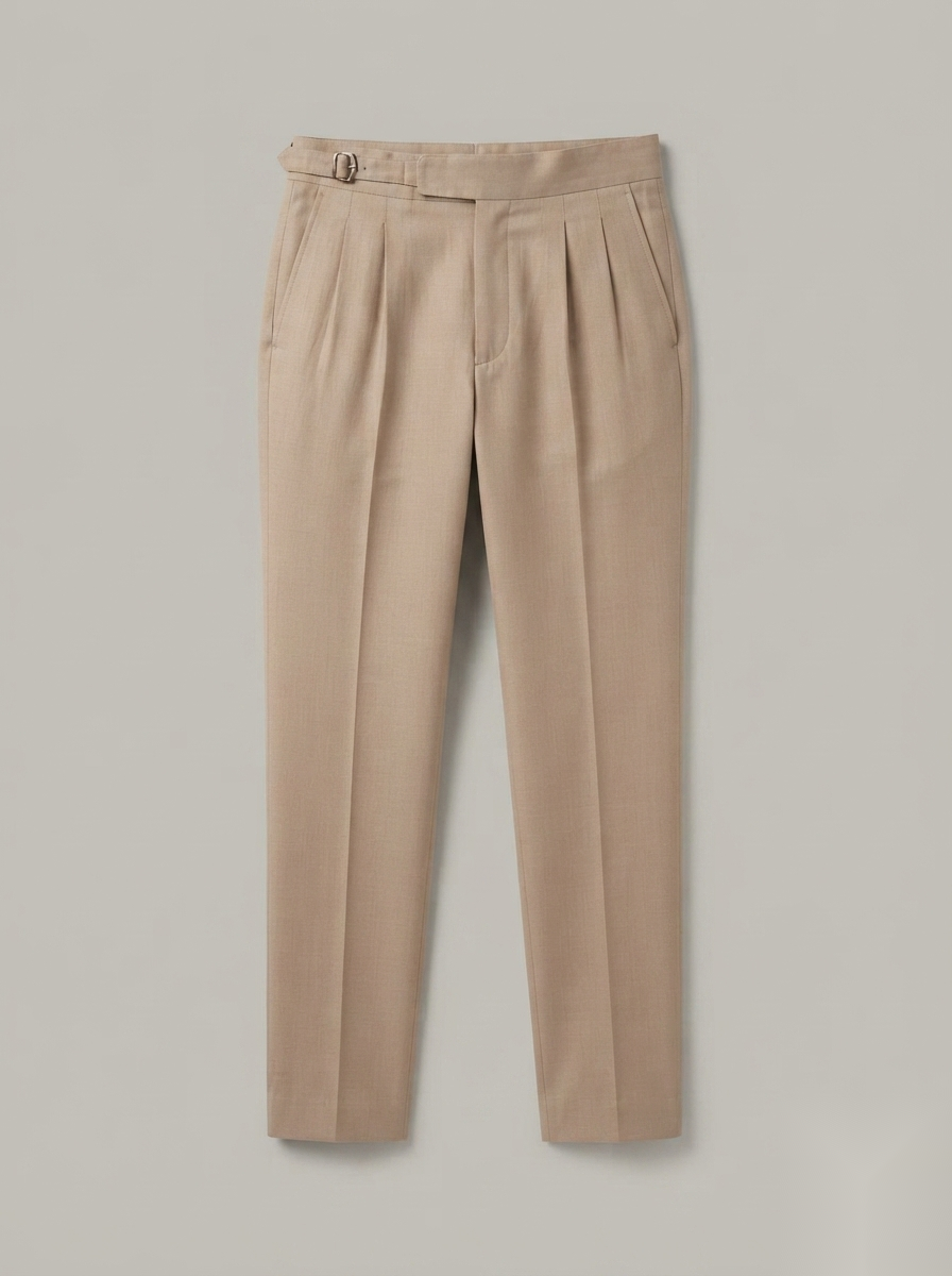 Snipes Gurkha formal pants in dark fabric, tailored fit, featuring front pockets and a sleek design for professional attire.