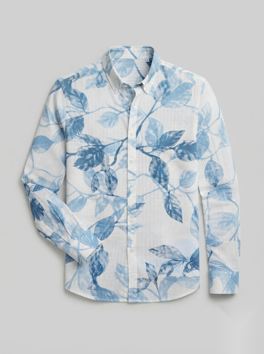 Printed Linen Shirt