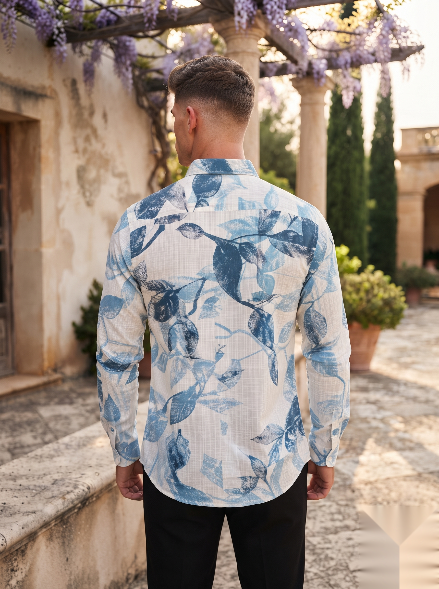 Printed Linen Shirt