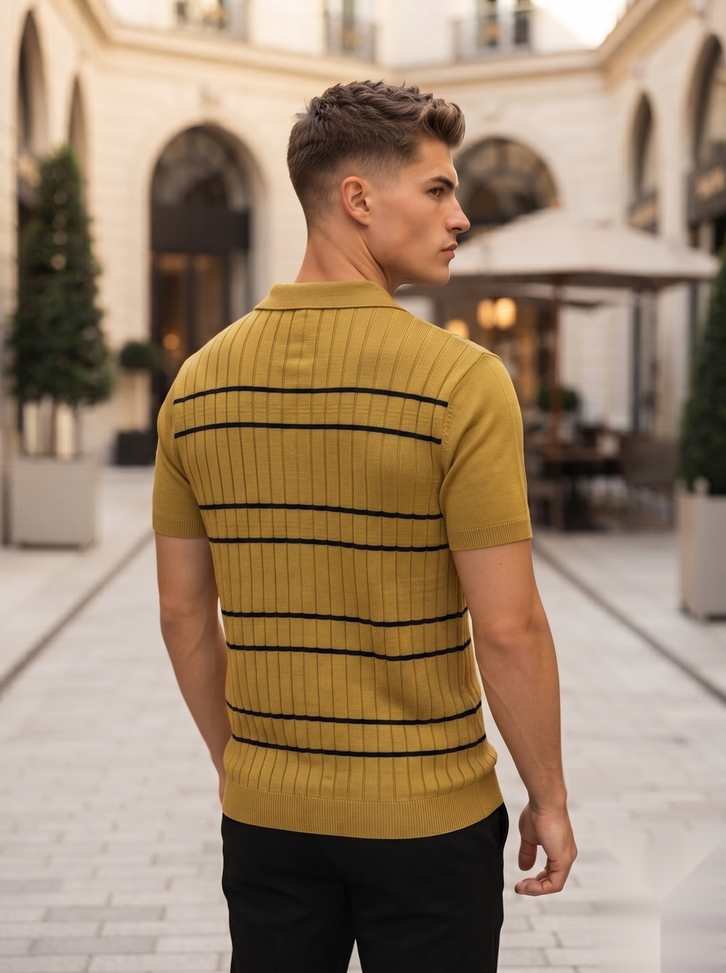 Old Money Polo Stripes- H/s