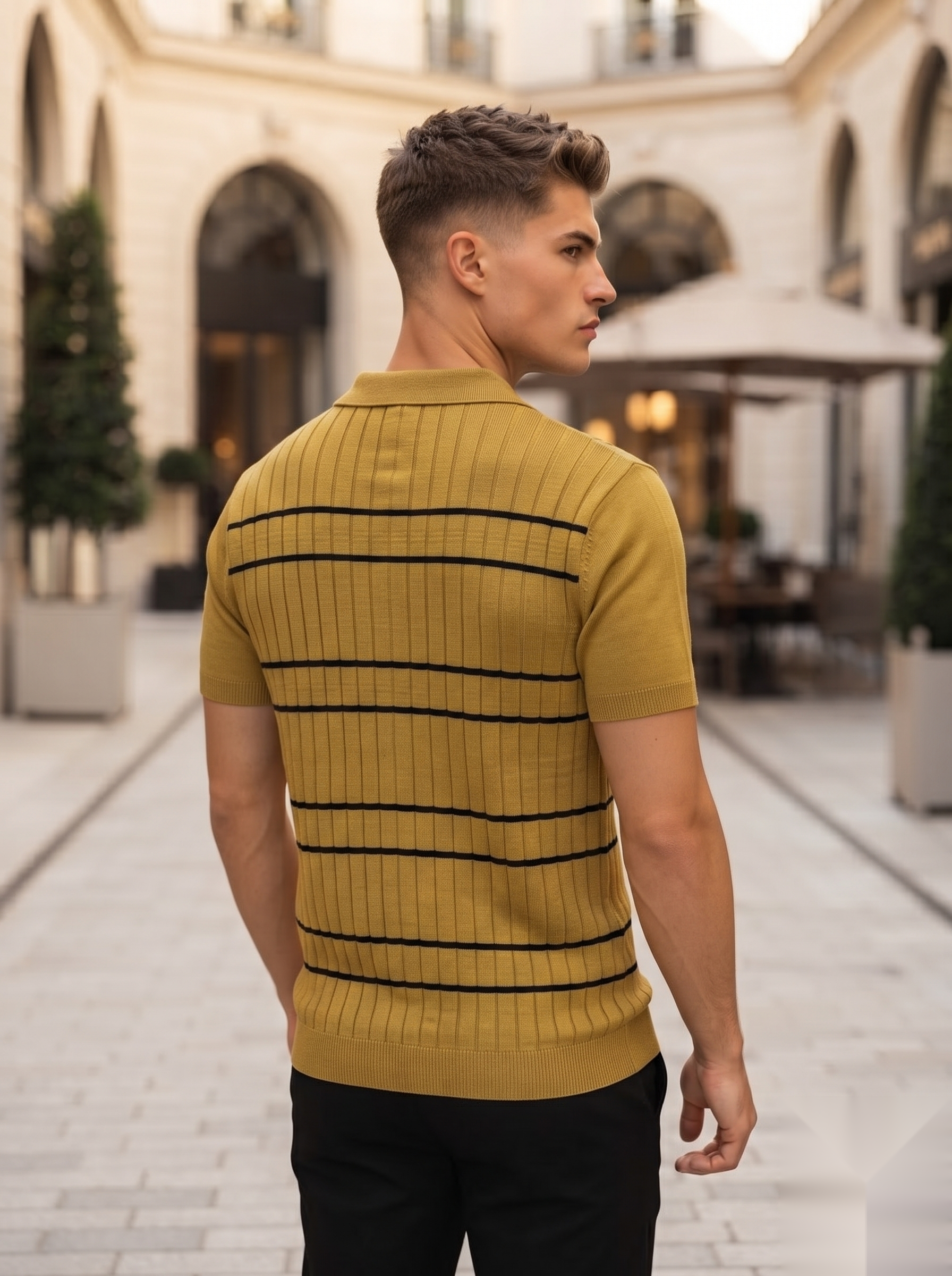 Old Money Polo Stripes- H/s