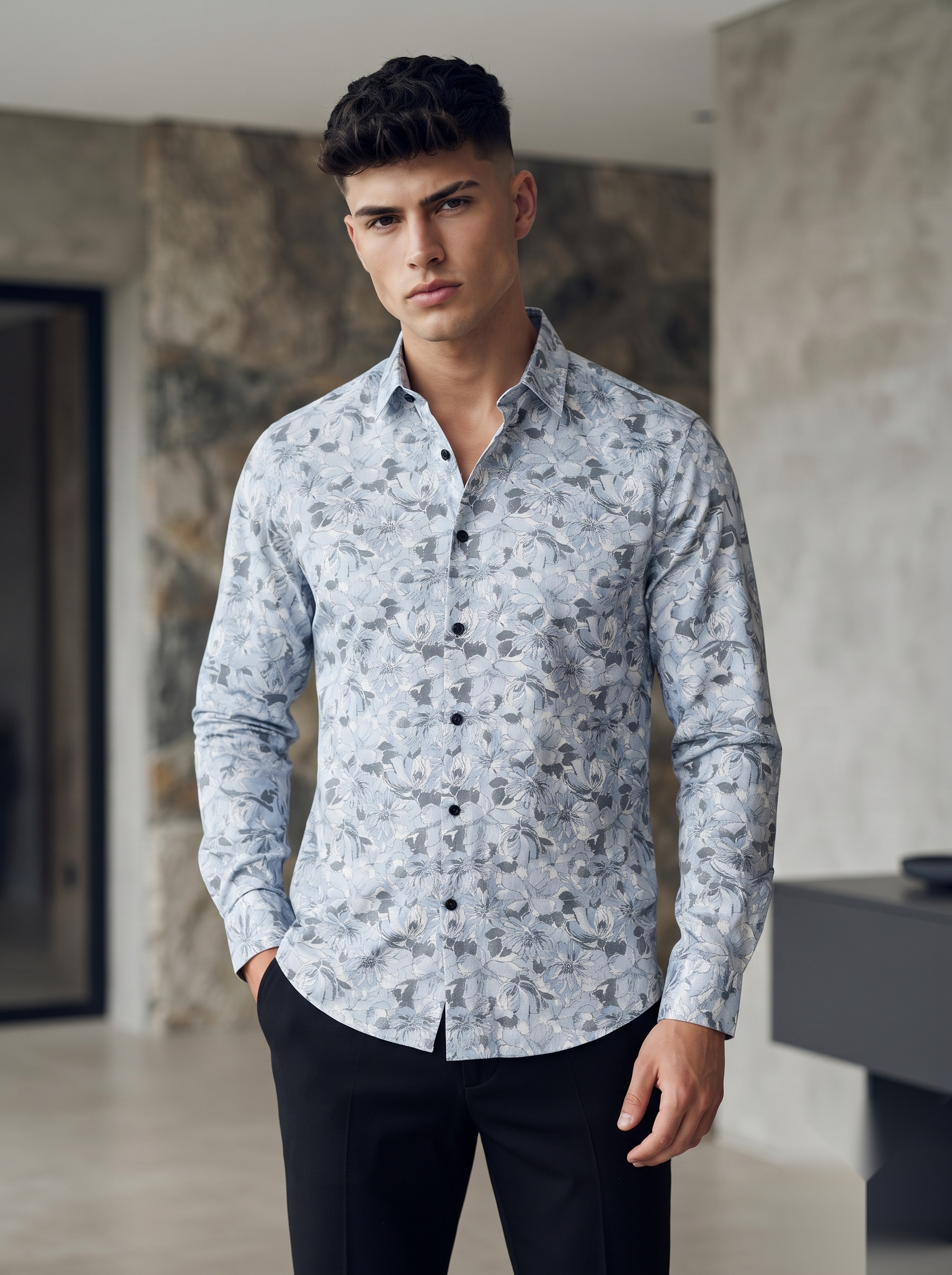 Satin Printed Shirts