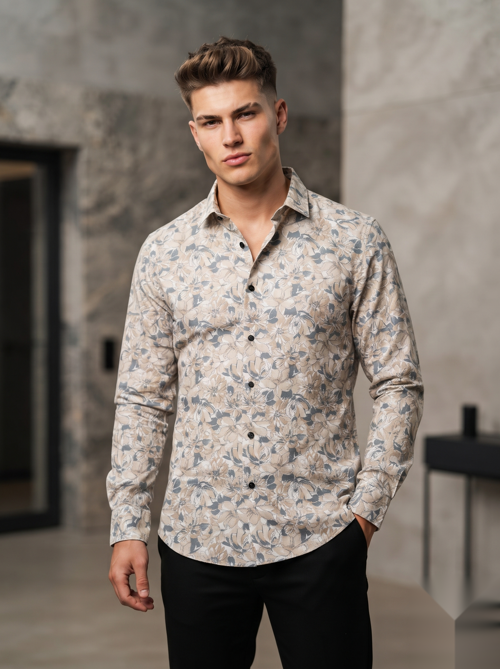 Satin Printed Shirts