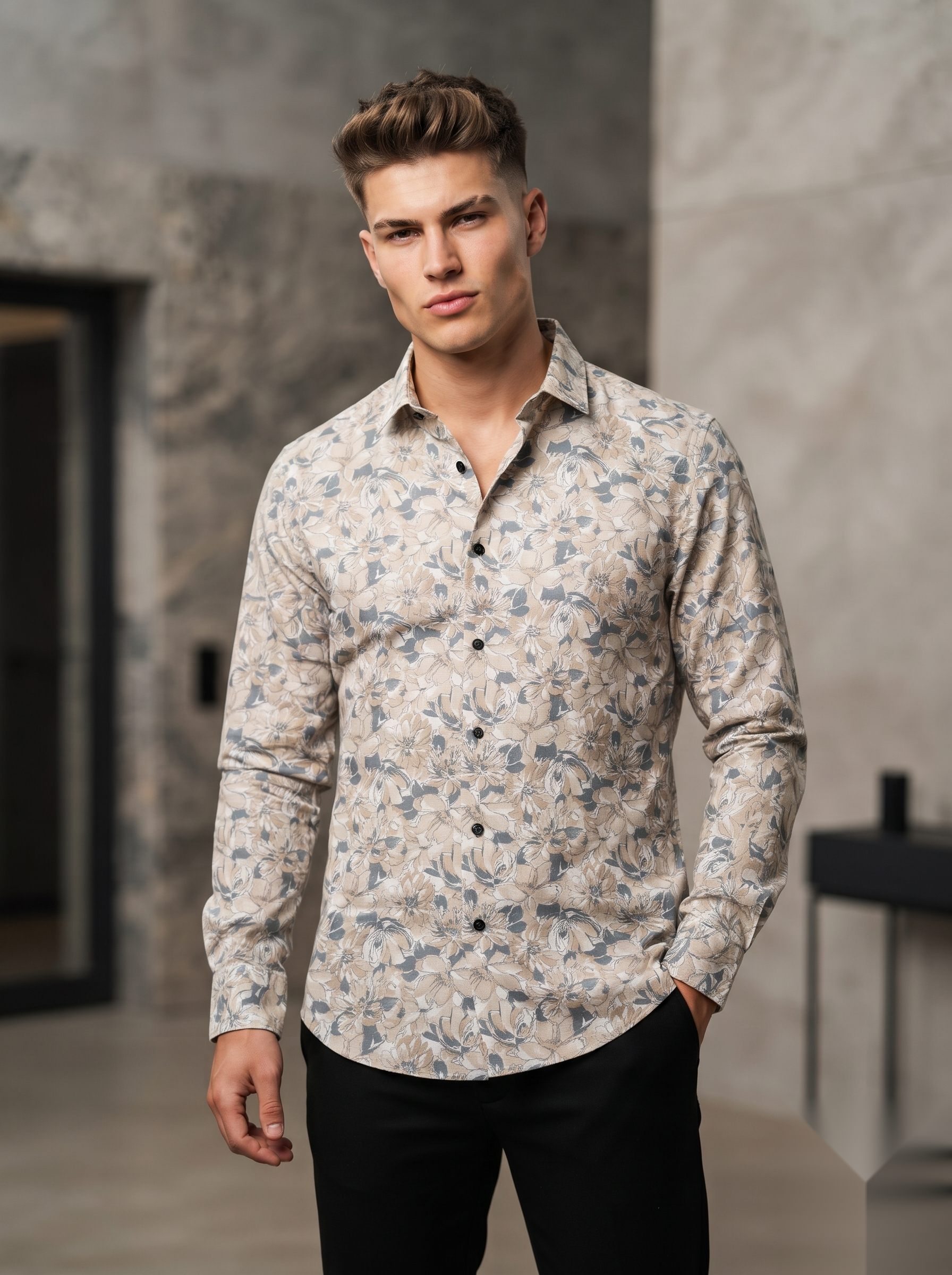 Satin Printed Shirts