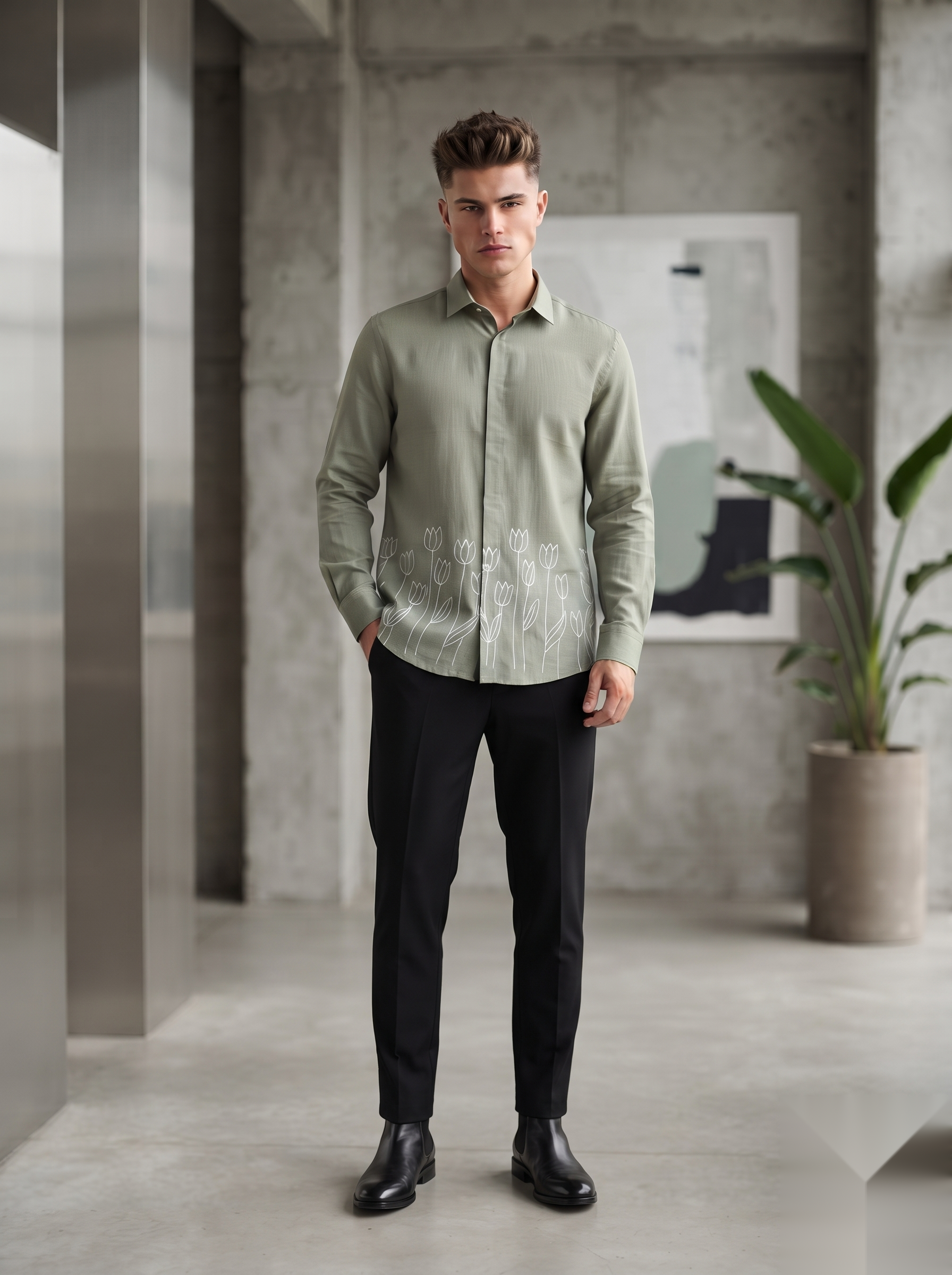 Placement Printed Shirts