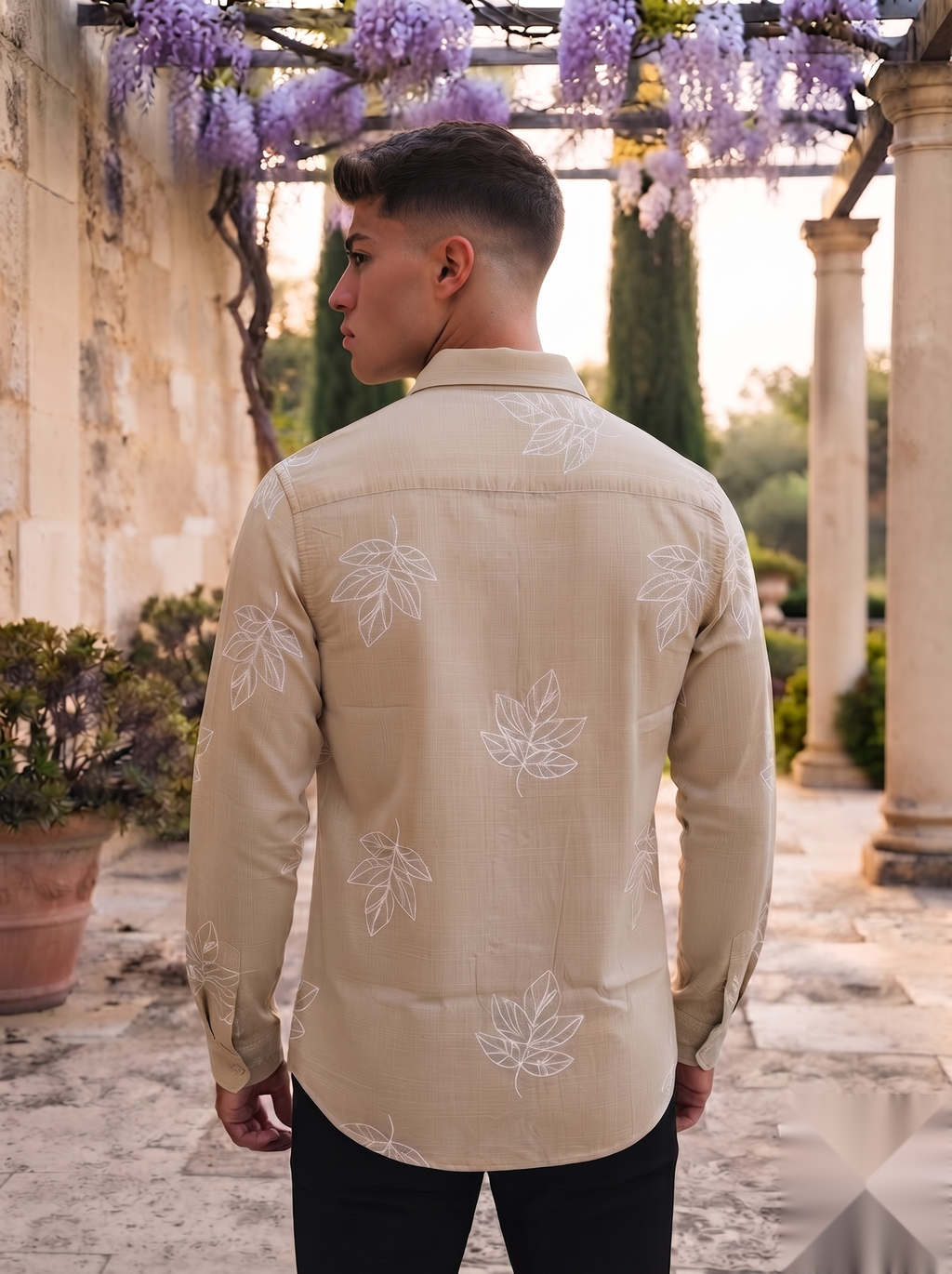 Printed Linen Shirt