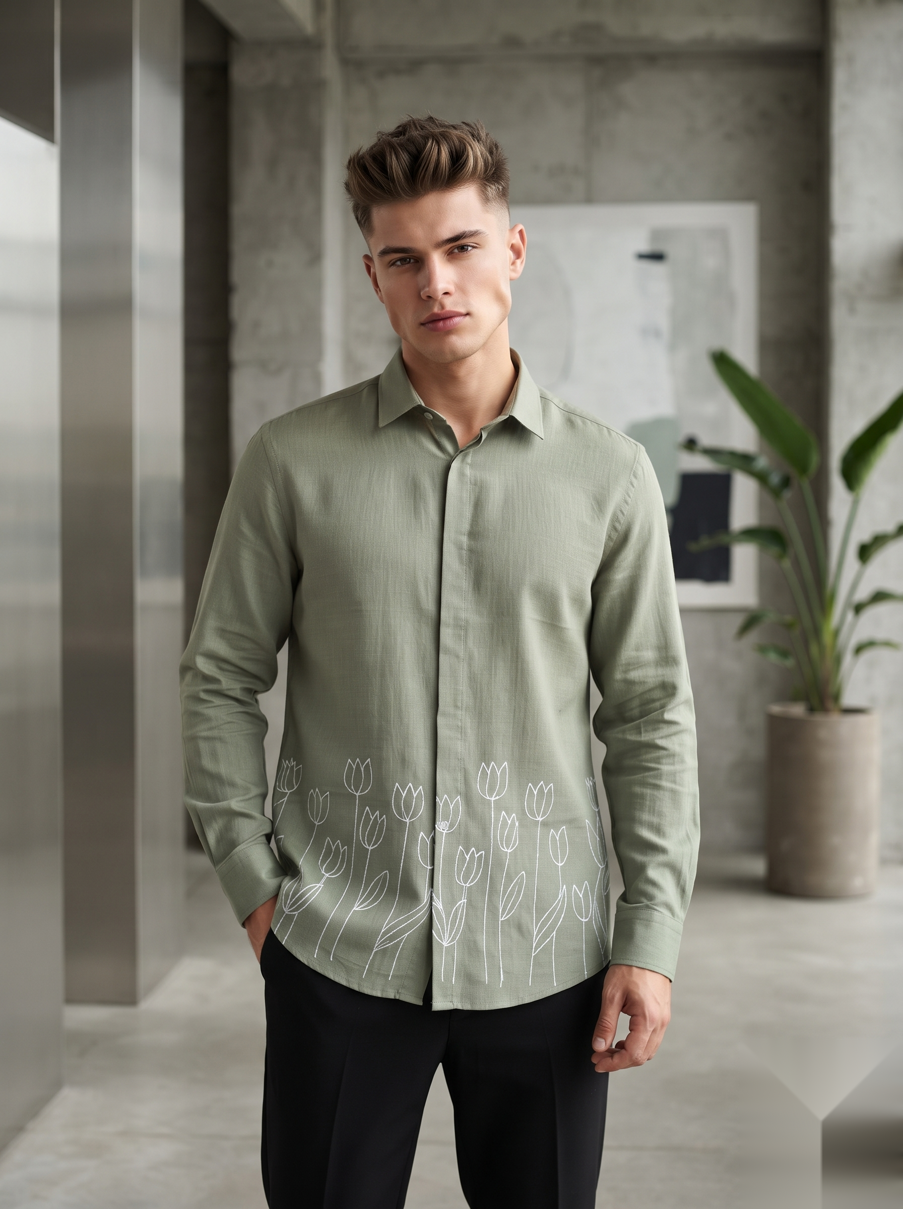 Placement Printed Shirts