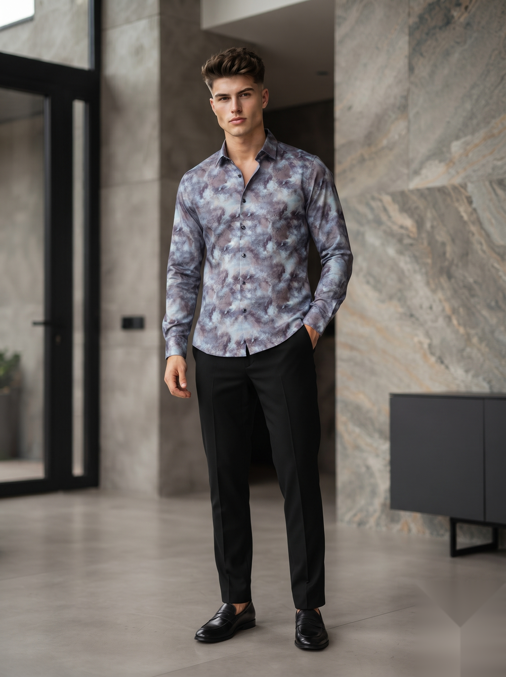 Satin Printed Shirts