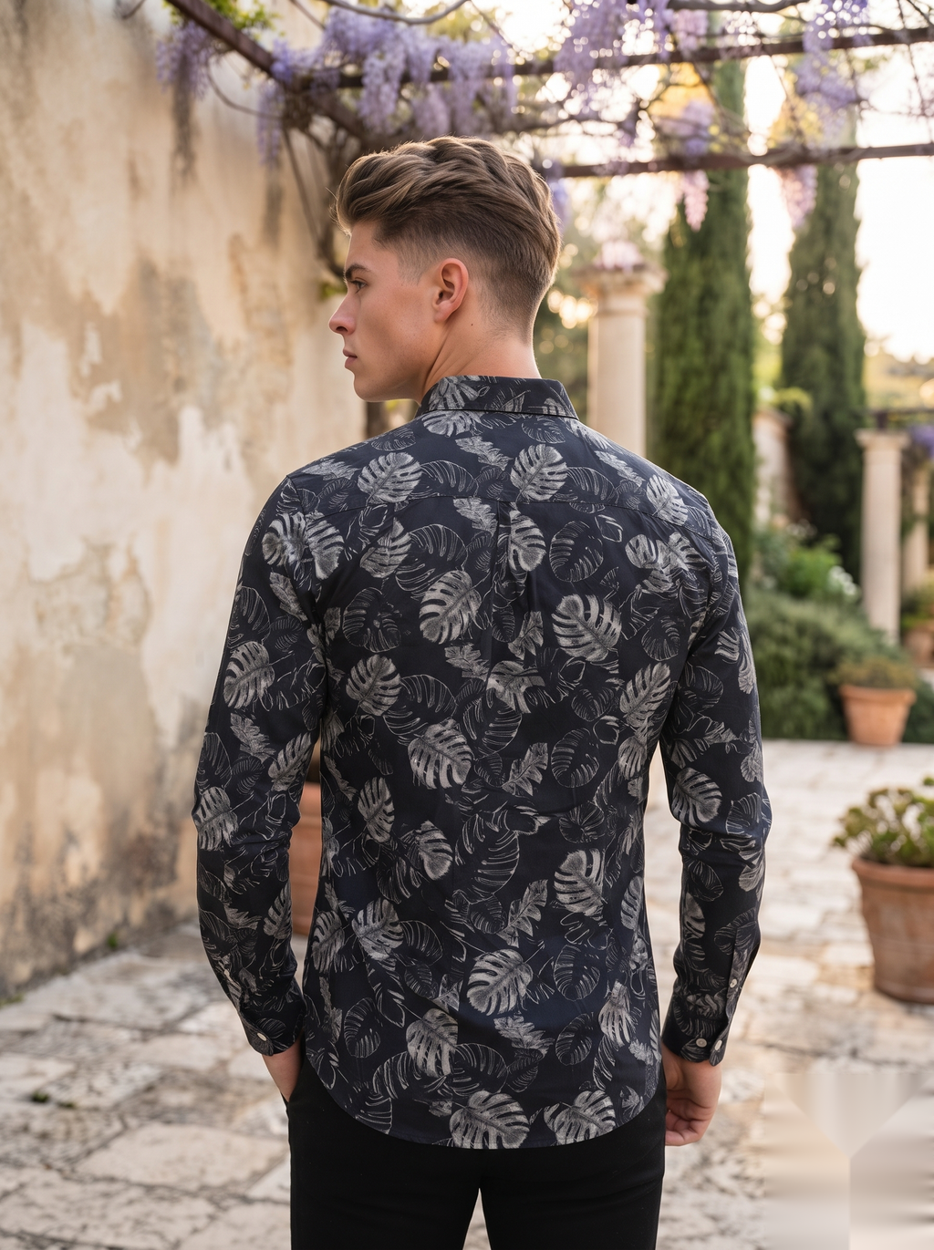 Printed Linen Shirt