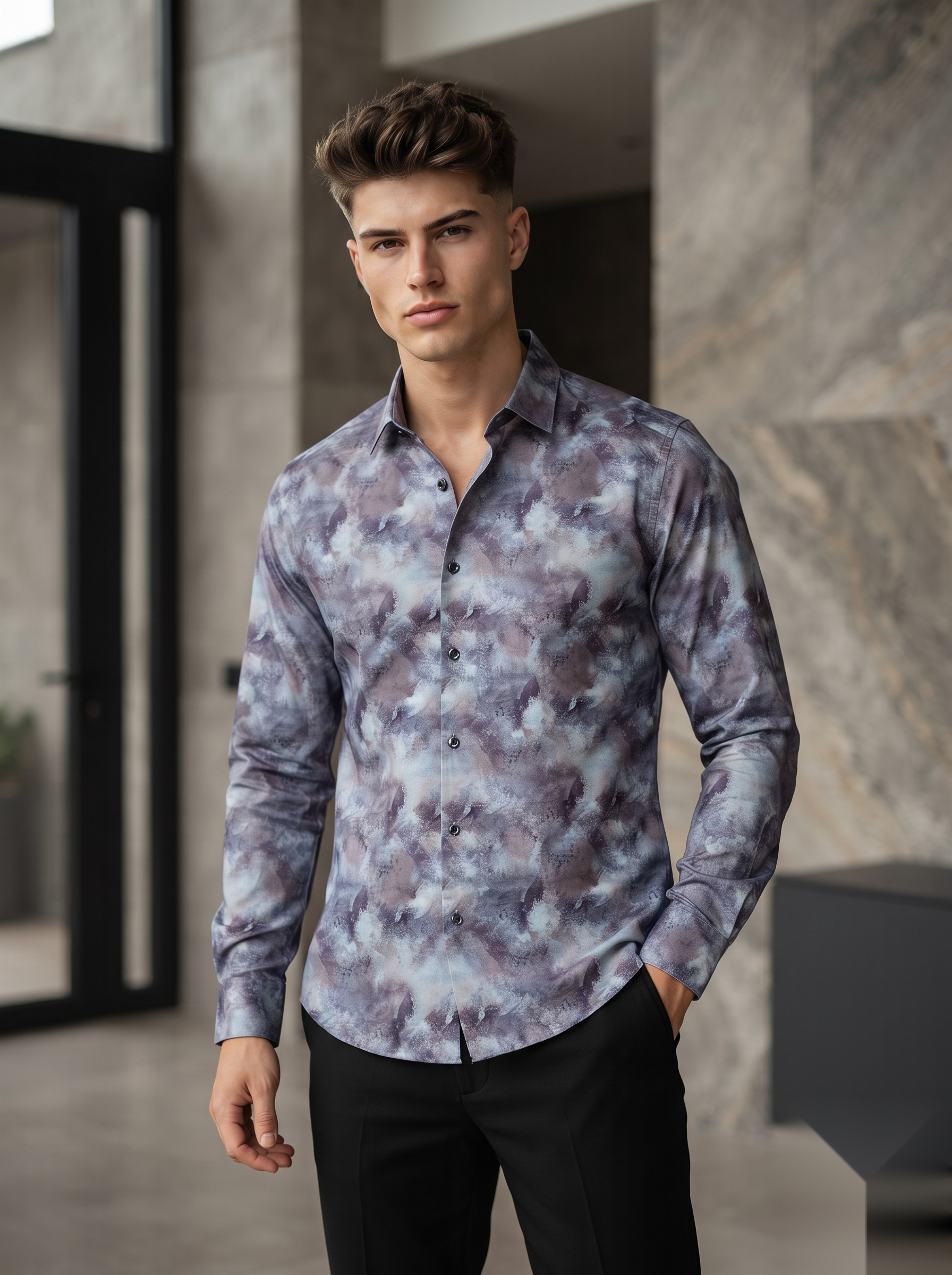 Satin Printed Shirts