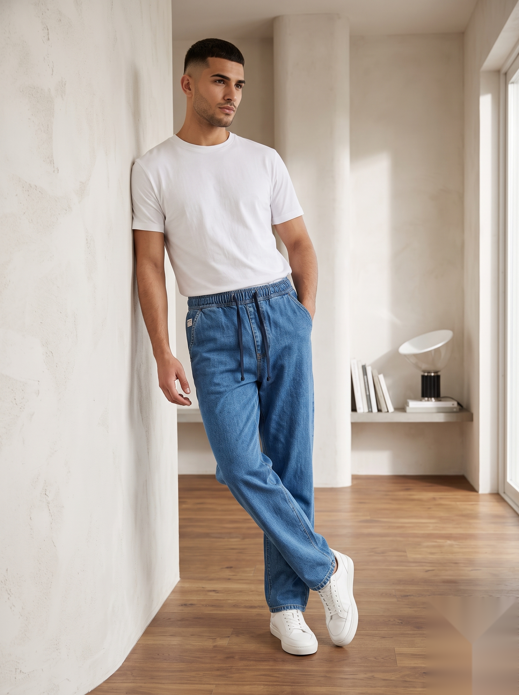 Denim Joggers - Baggy Fit