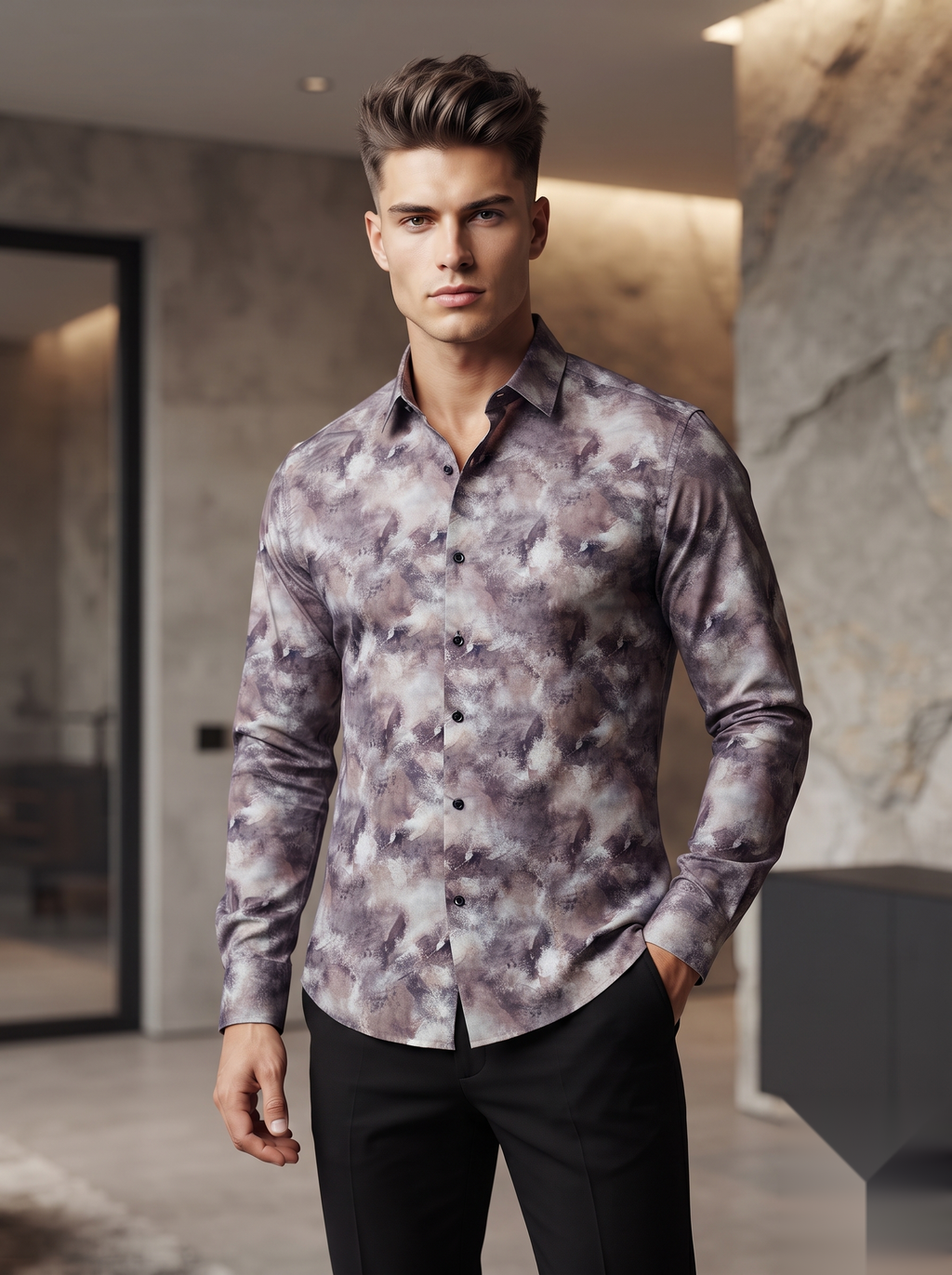 Satin Printed Shirts
