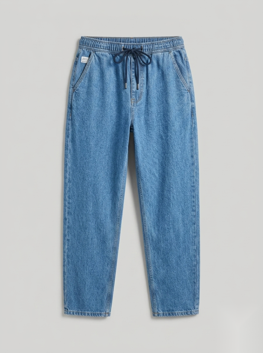Denim Joggers - Baggy Fit