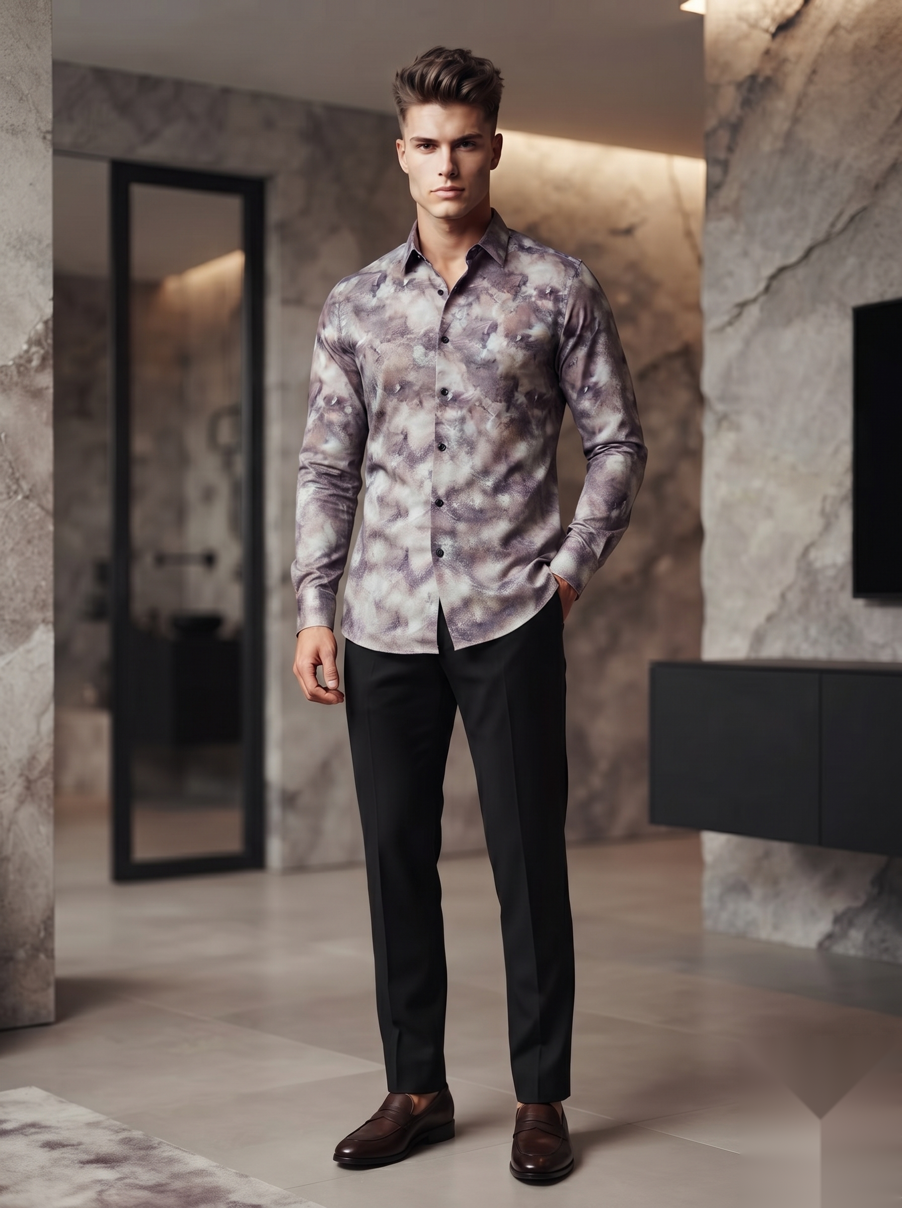 Satin Printed Shirts