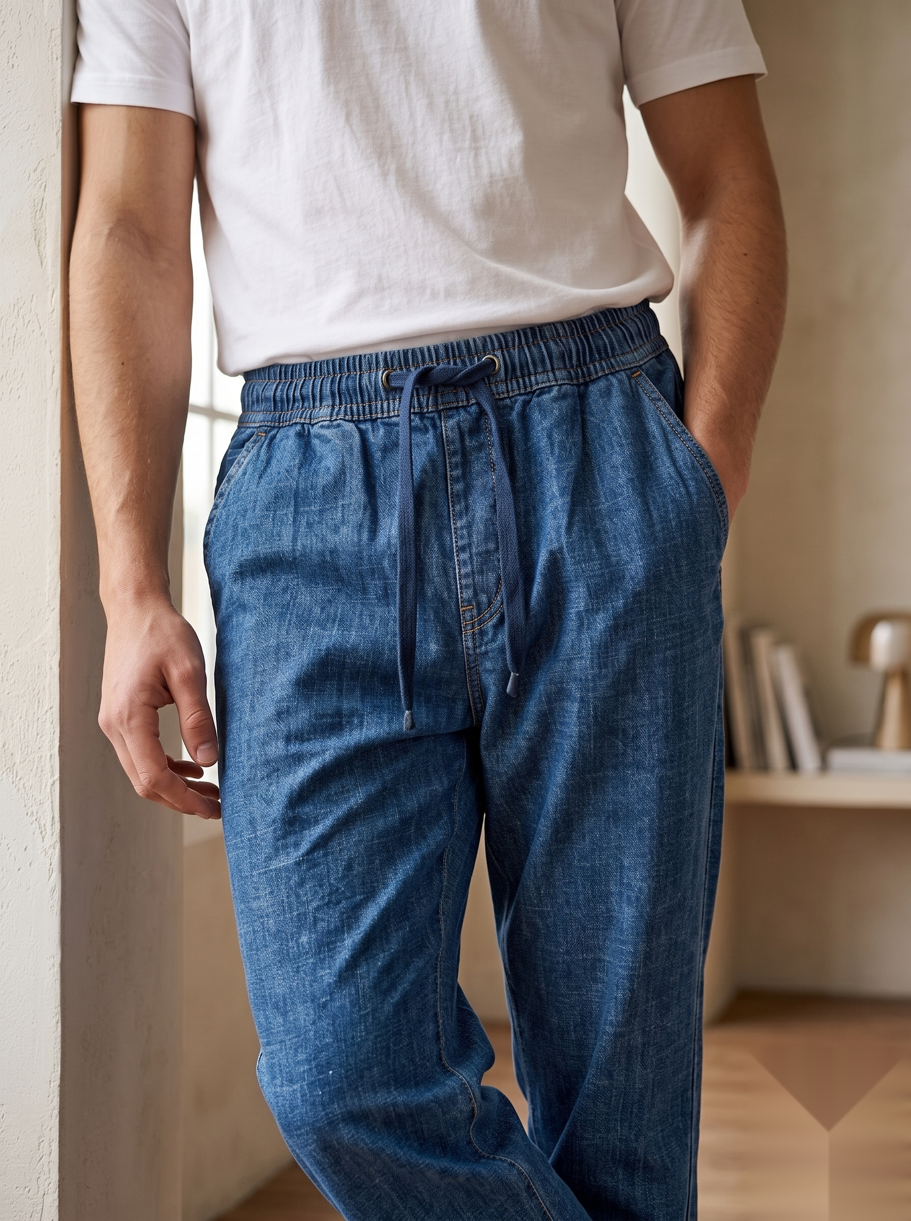 Denim Joggers - Baggy Fit