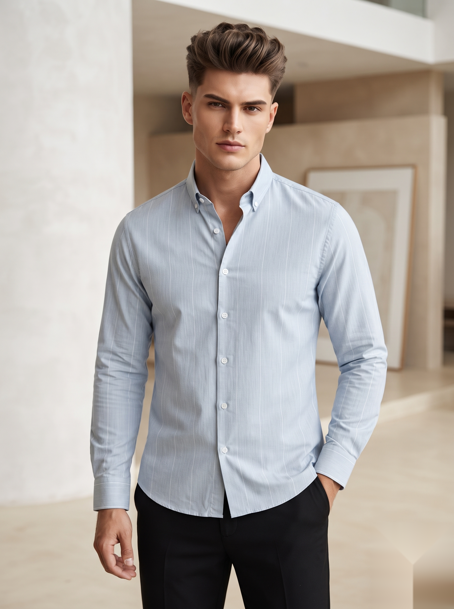 Stripes Linen Shirt