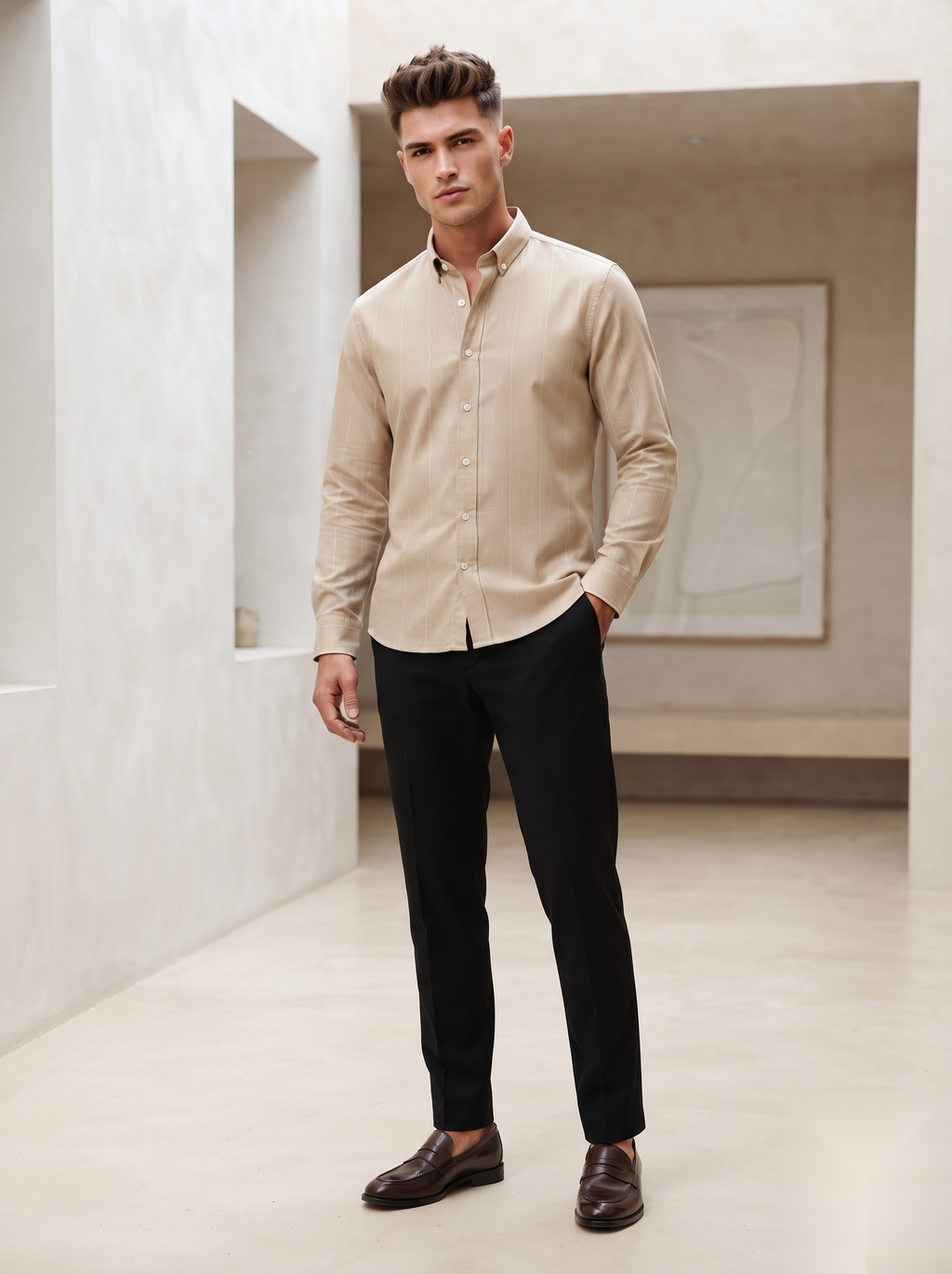 Stripes Linen Shirt