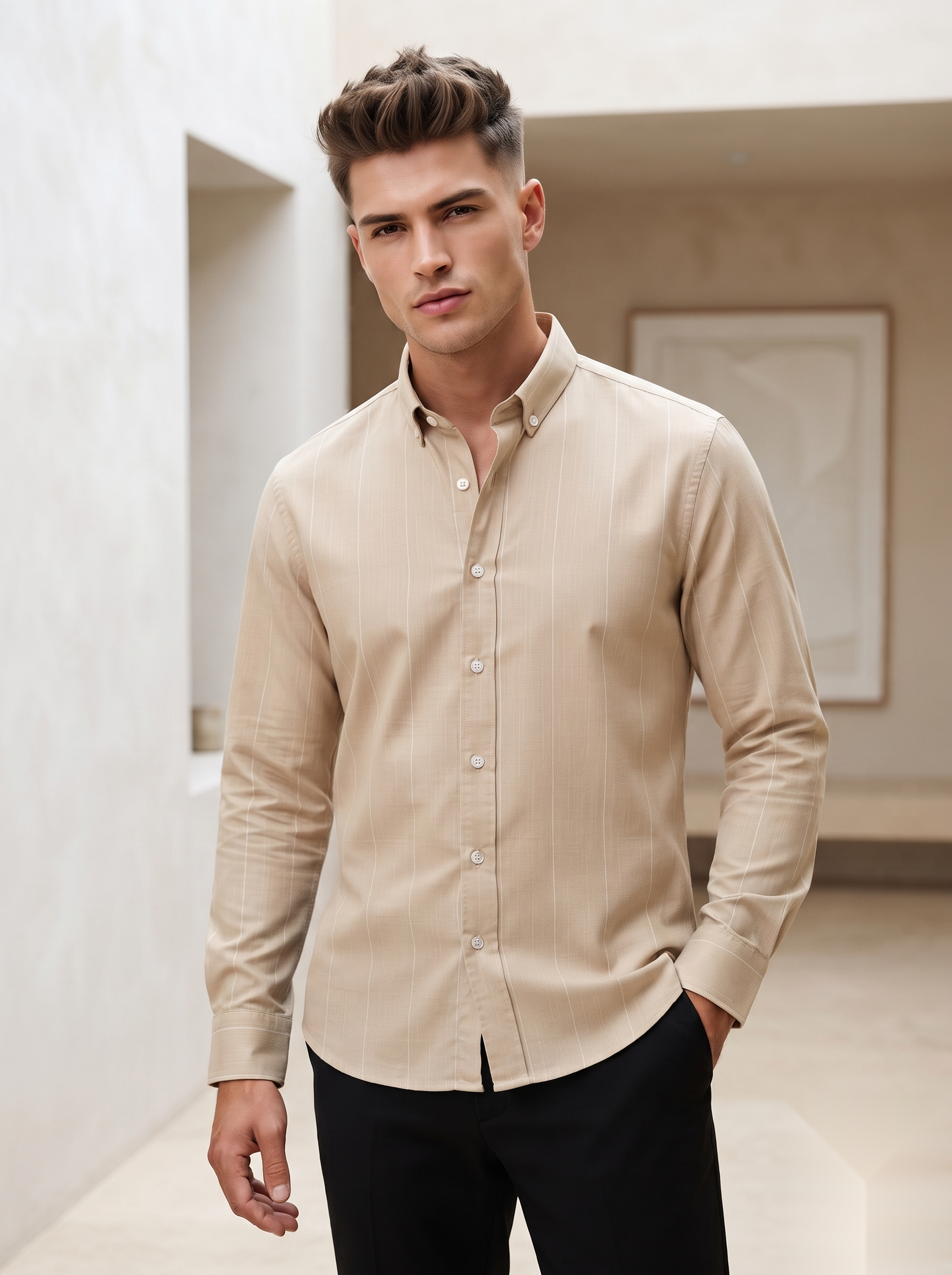 Stripes Linen Shirt