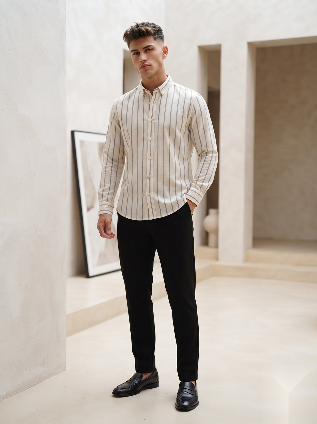 Stripes Linen Shirt