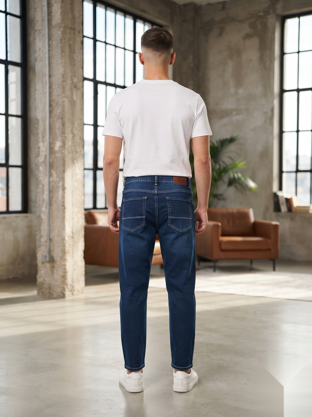 Blue Shade MOM-fit Denims