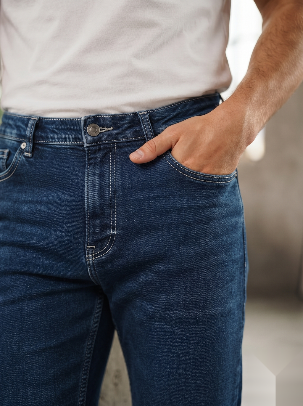Blue Shade MOM-fit Denims