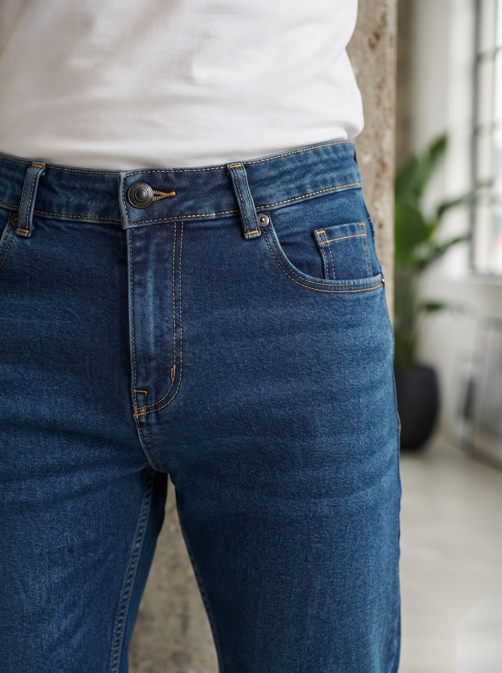 Blue Shade MOM-fit Denims