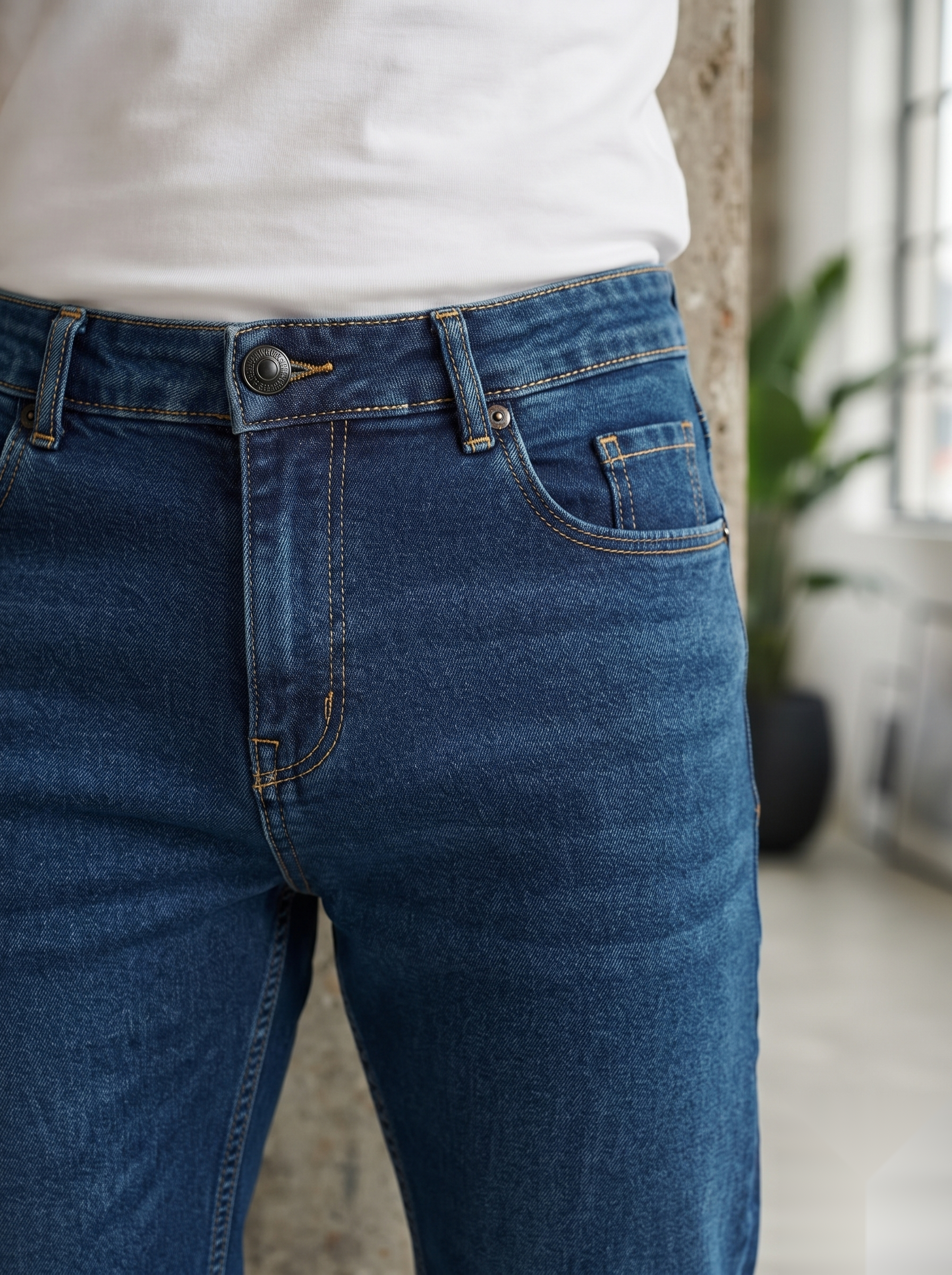 Blue Shade MOM-fit Denims