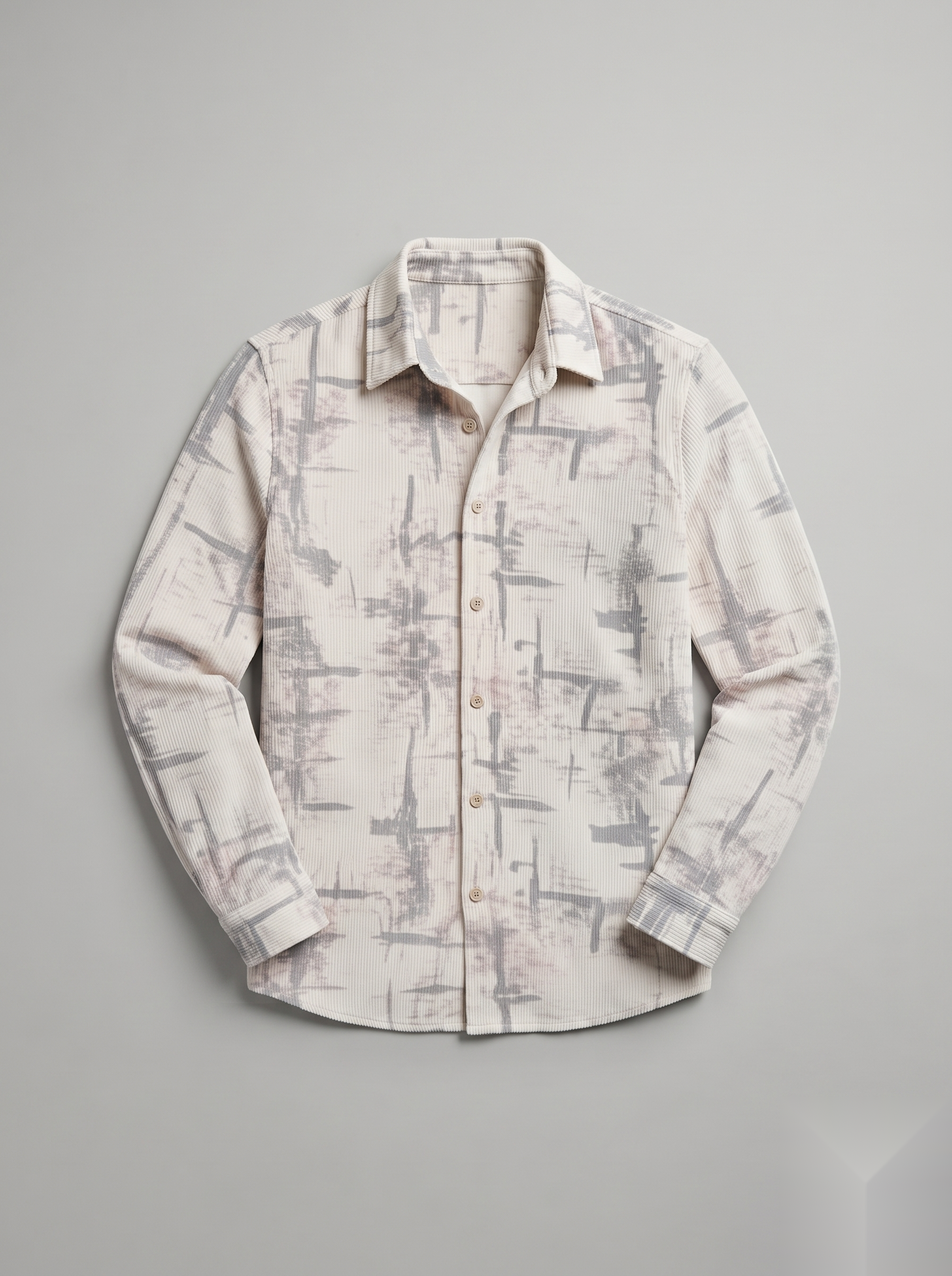 Corduroy Printed Shirt