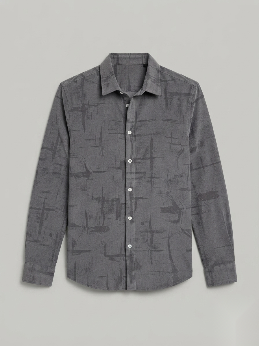 Corduroy Printed Shirt
