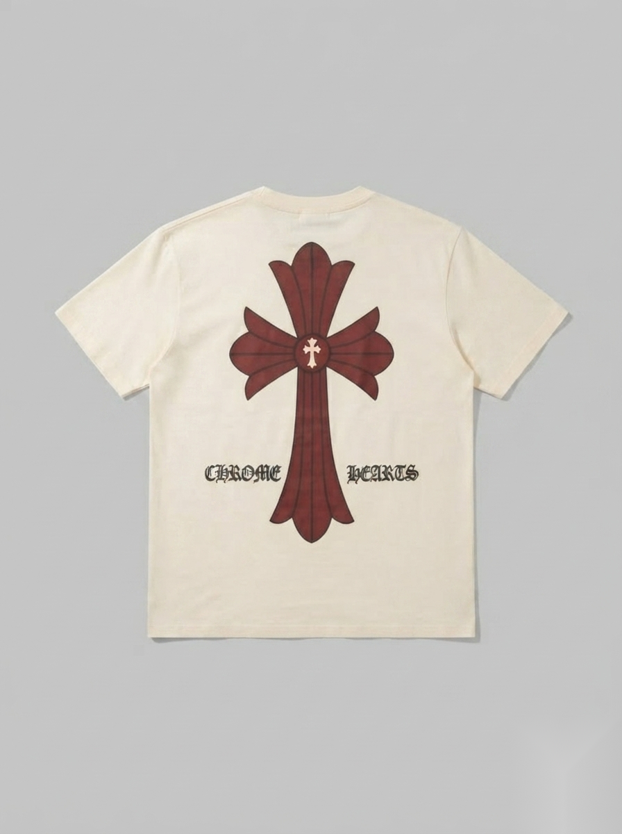Gothic Cross Graphic Oversized T-Shirt