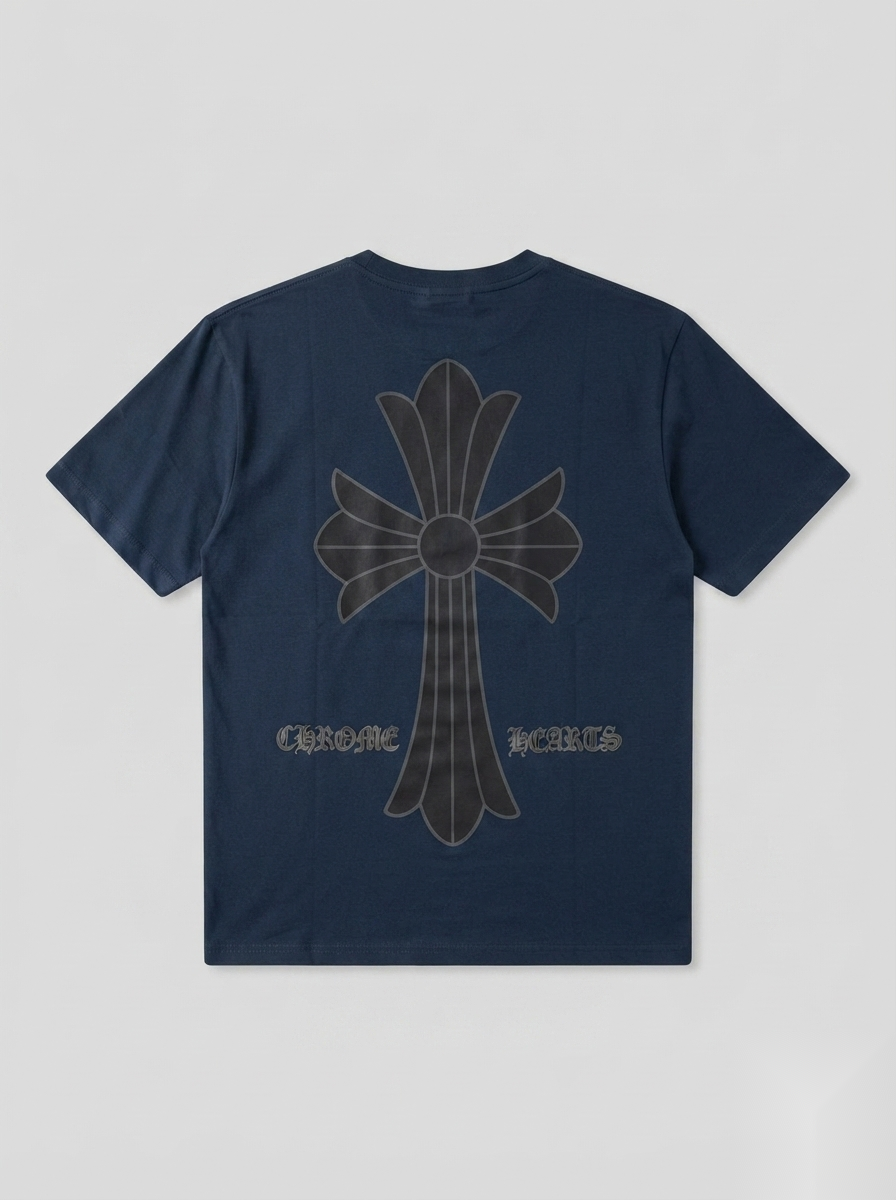 Gothic Cross Graphic Oversized T-Shirt