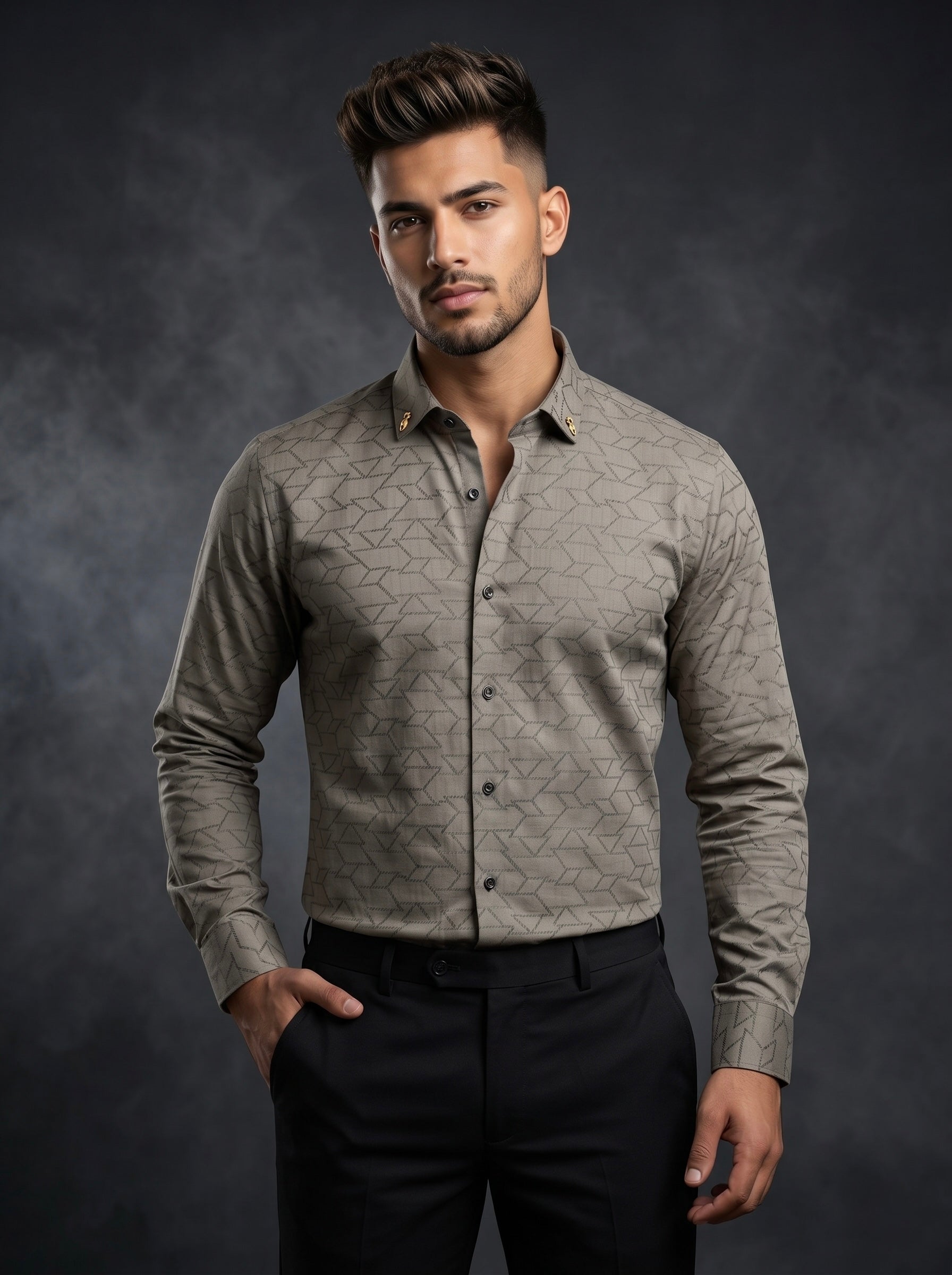 Snipes premium party-wear shirt featuring stylish design, tailored fit, and vibrant fabric, suitable for festive occasions and celebrations.