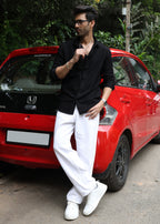 Self-Design Full-Sleeve Shirt - Black - Snipes