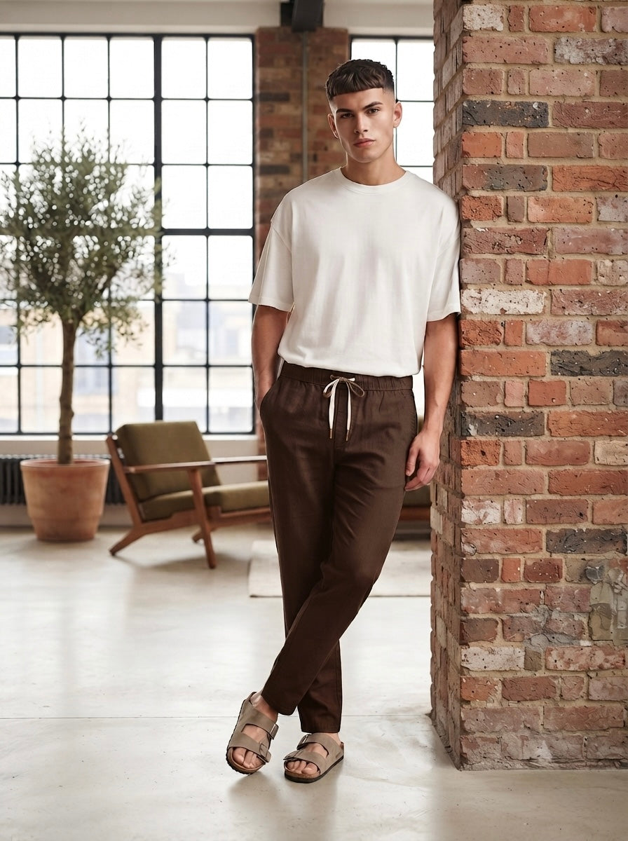Drawstring - Linen Pant