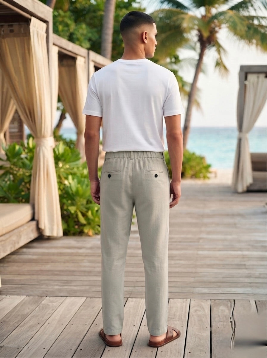 Drawstring - Linen Trousers