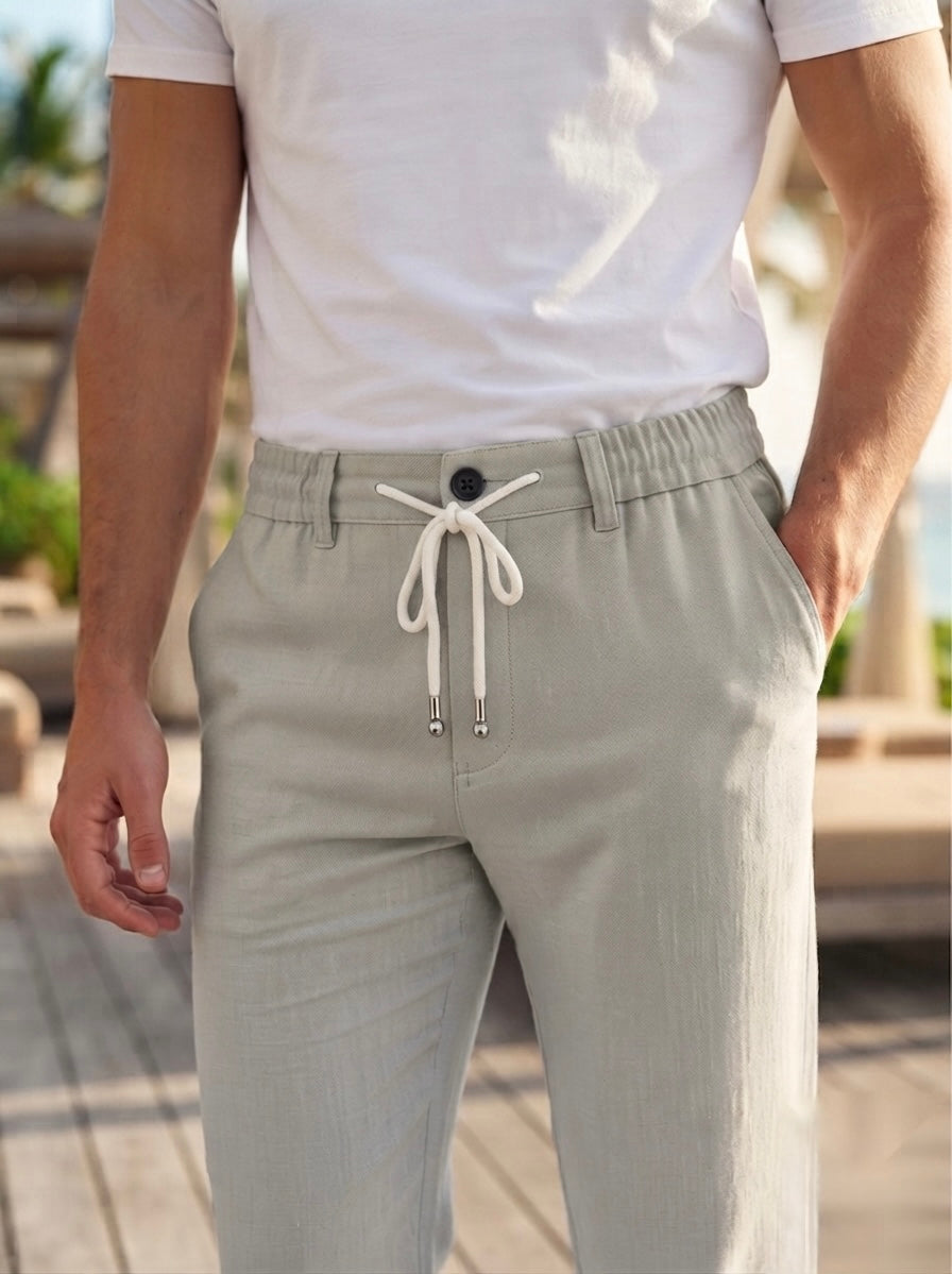 Drawstring - Linen Trousers