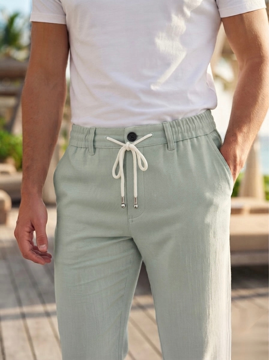 Drawstring - Linen Trousers
