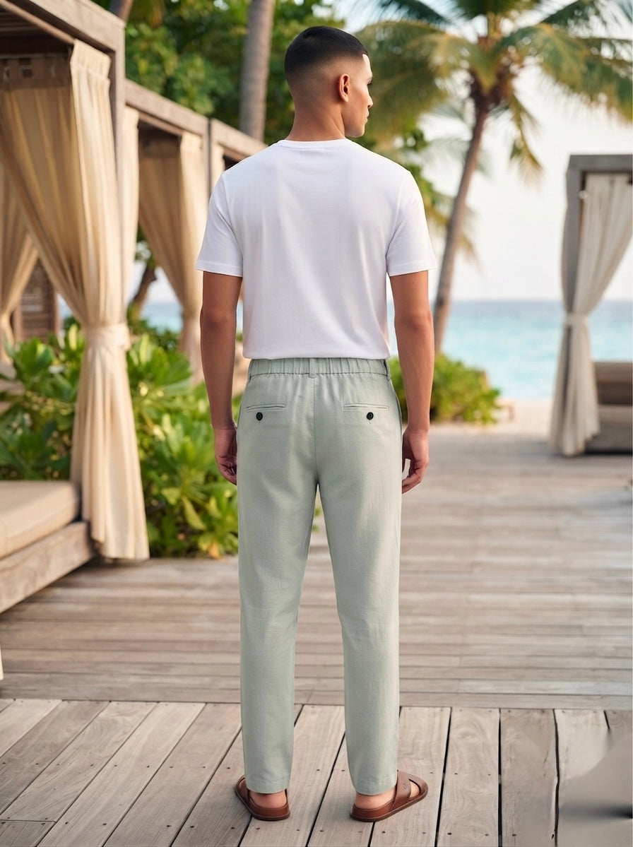 Drawstring - Linen Trousers