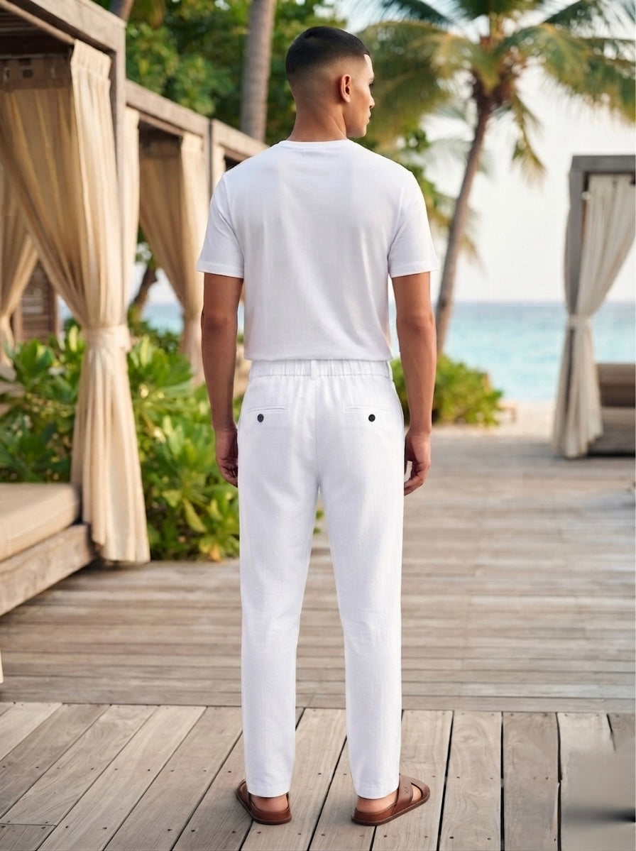 Drawstring - Linen Trousers
