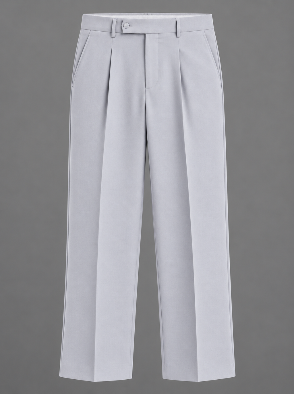 Men’s Korean Fit Pleated Wide Leg Formal Trousers