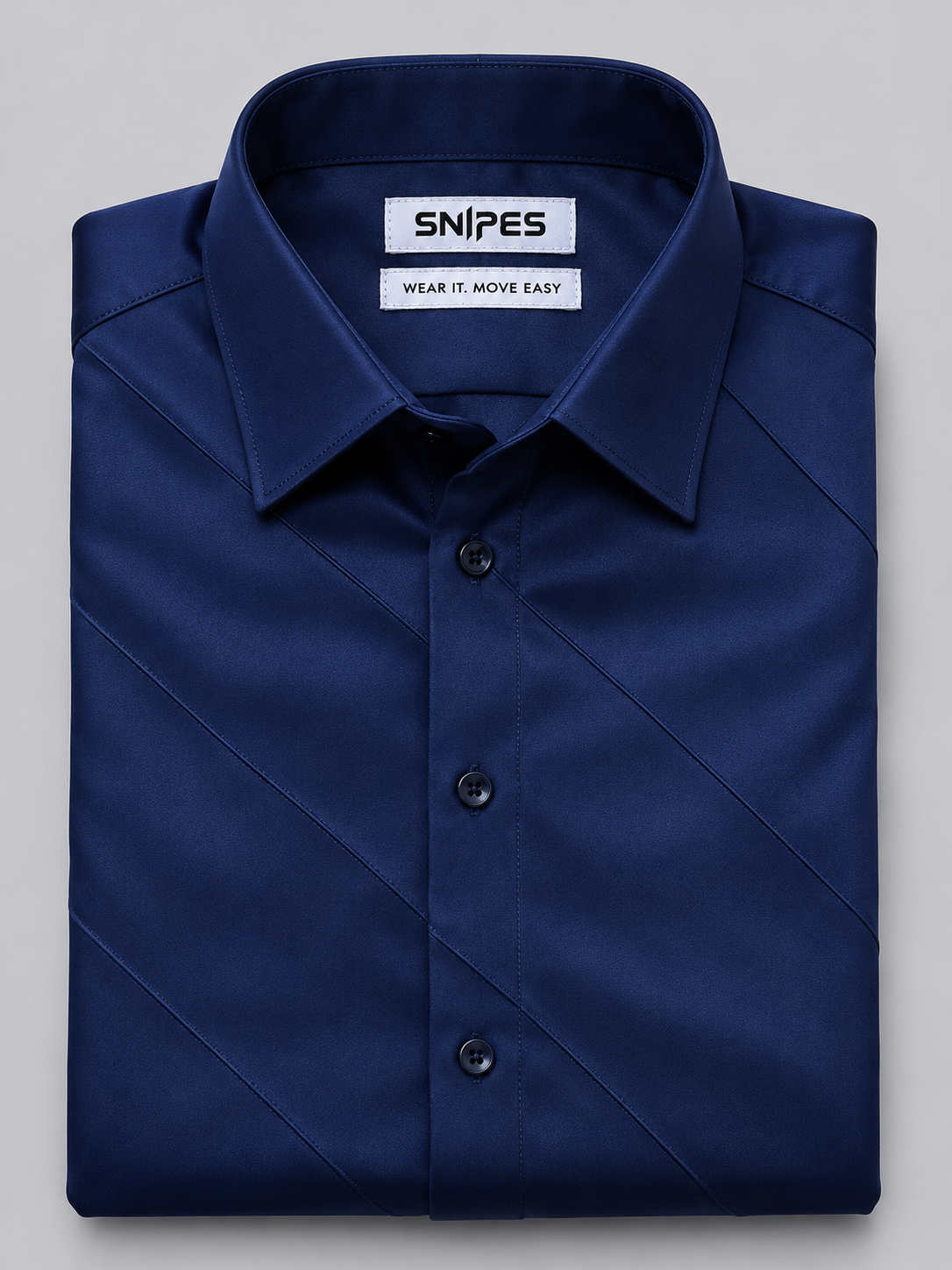 Men's Cross Stripes Club Wear Shirt