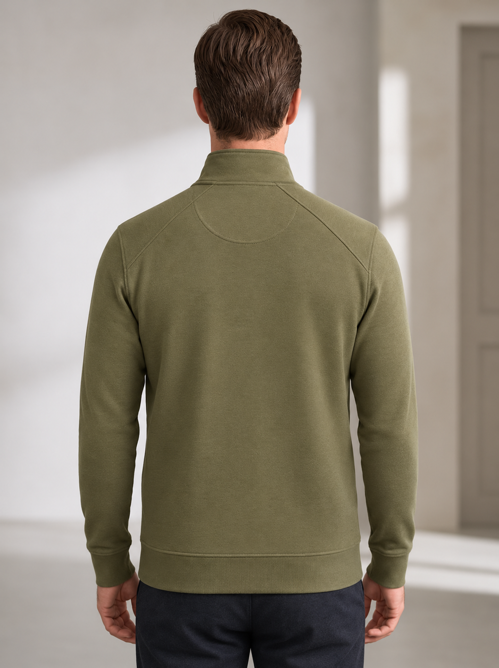 Men’s High-Neck Full-Sleeve Sweatshirt - Snipes
