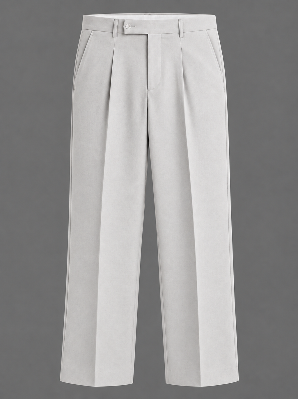 Men’s Korean Fit Pleated Wide Leg Formal Trousers