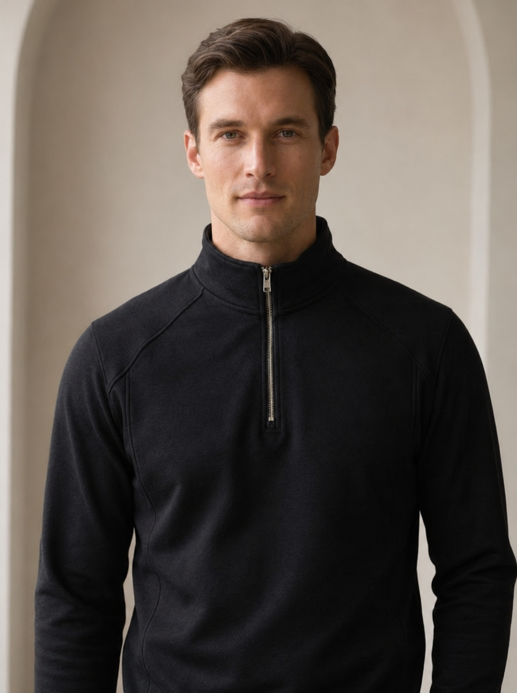 Men’s High-Neck Full-Sleeve Sweatshirt - Snipes