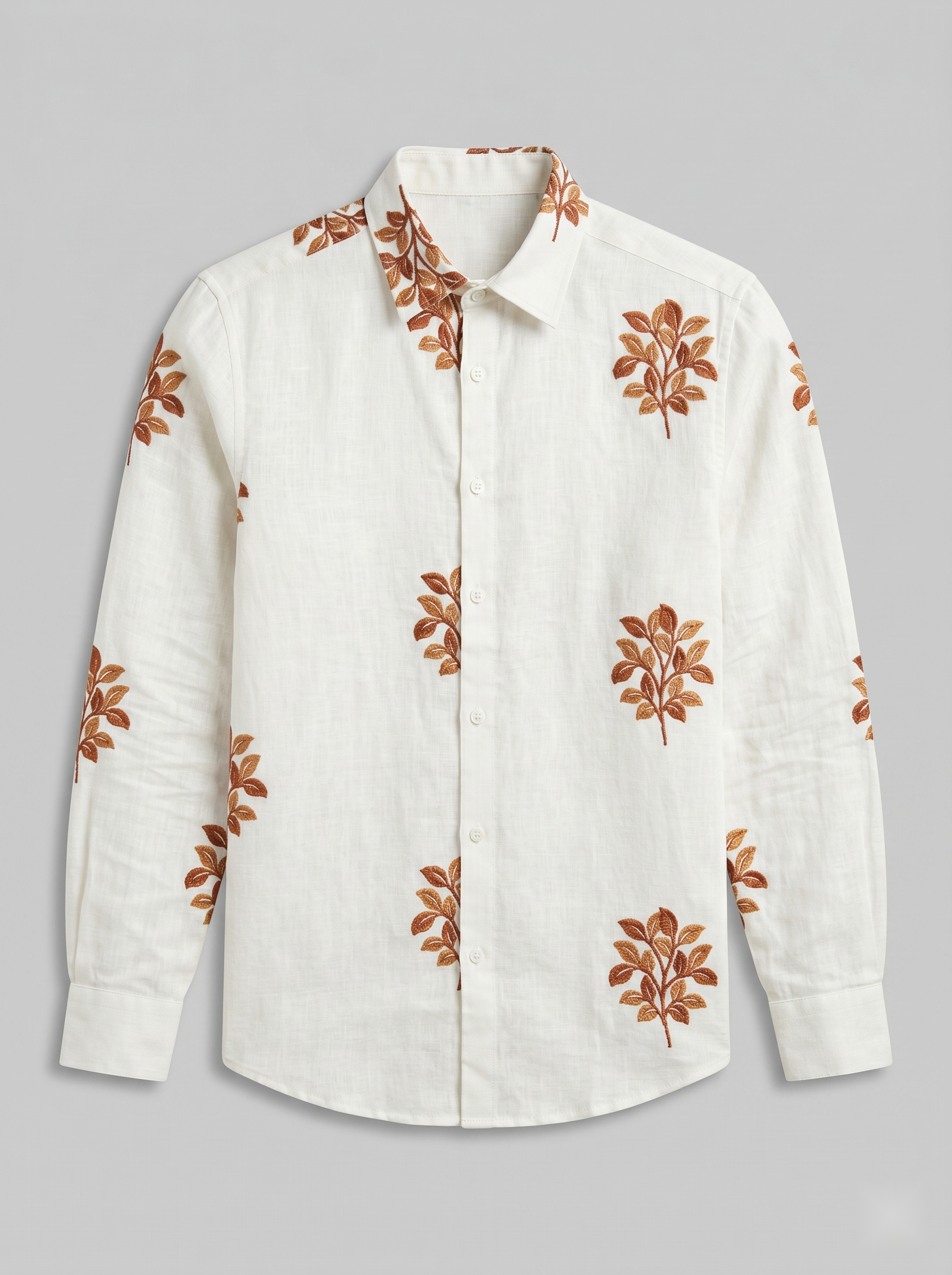 Embroidery Linen Shirts