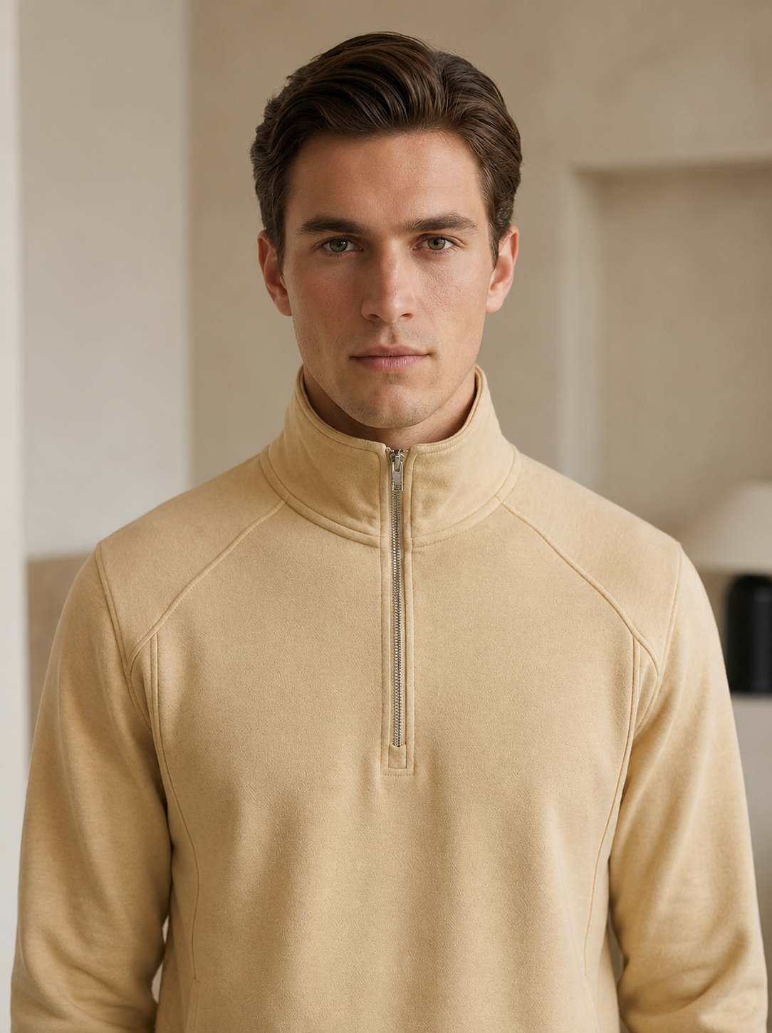Men’s High-Neck Full-Sleeve Sweatshirt - Snipes