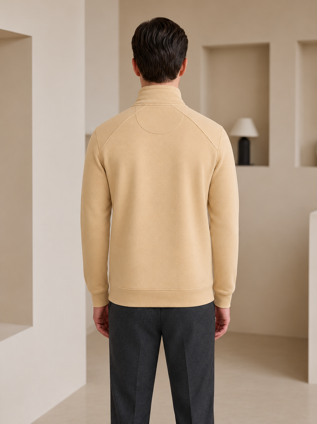Men’s High-Neck Full-Sleeve Sweatshirt - Snipes