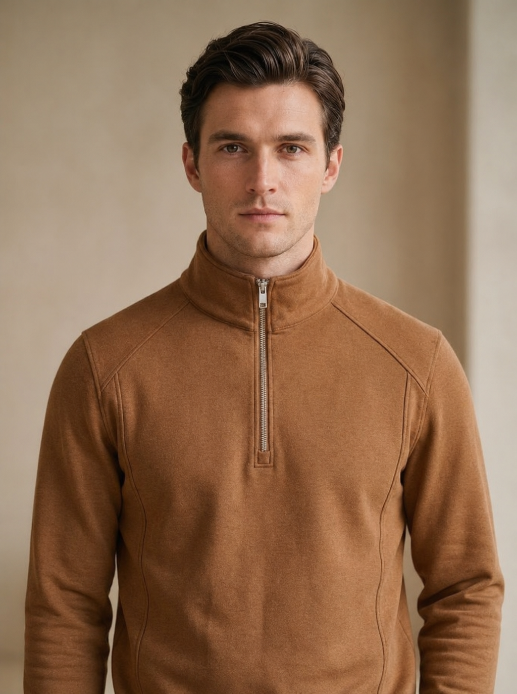 Men’s High-Neck Full-Sleeve Sweatshirt - Snipes