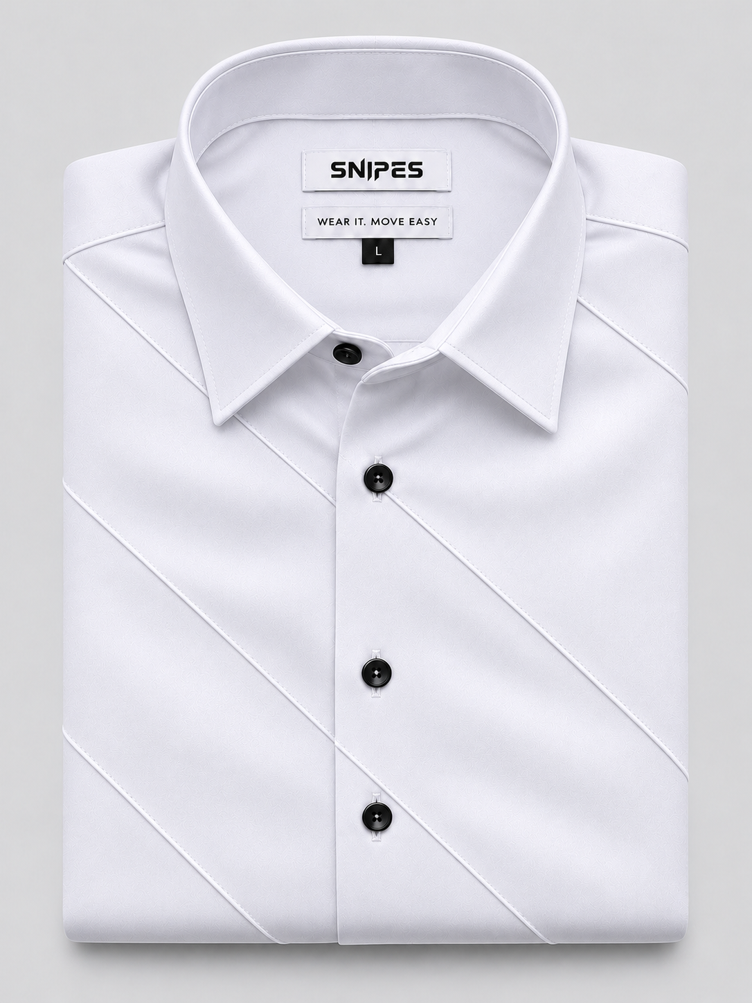Men's Cross Stripes Club Wear Shirt