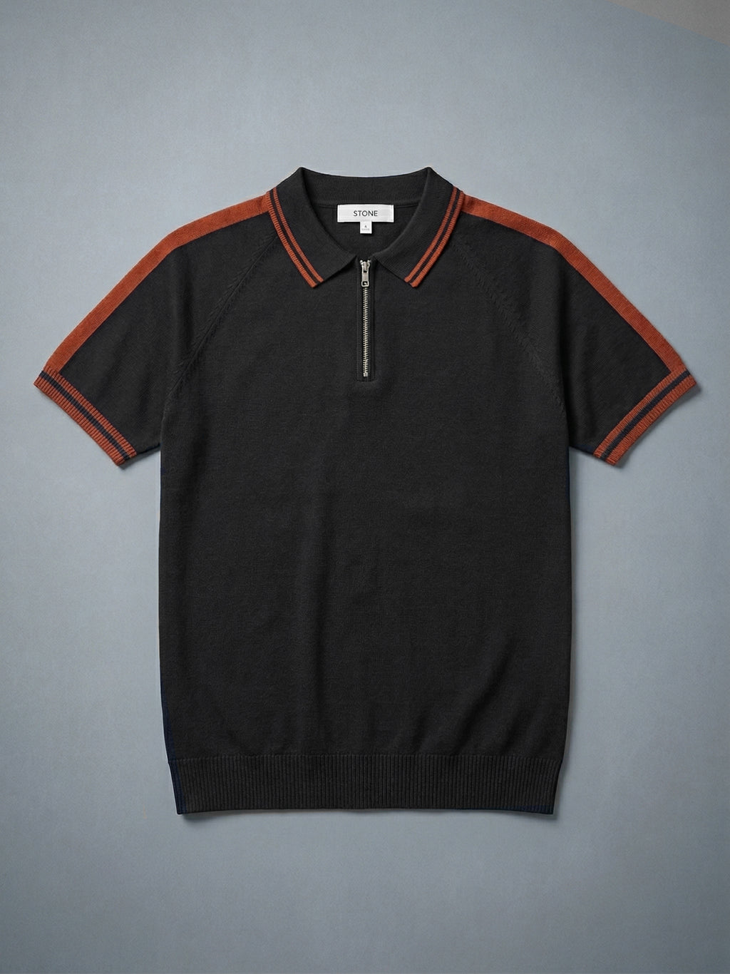 Snipes premium polo T-shirt in classic fit, featuring a ribbed collar and short sleeves, displayed flat on a white background.